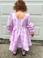 Load image into Gallery viewer, Pink Gingham Lluka dress