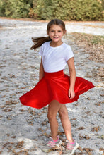 Load image into Gallery viewer, $25 Red Velvet Circle Skirt