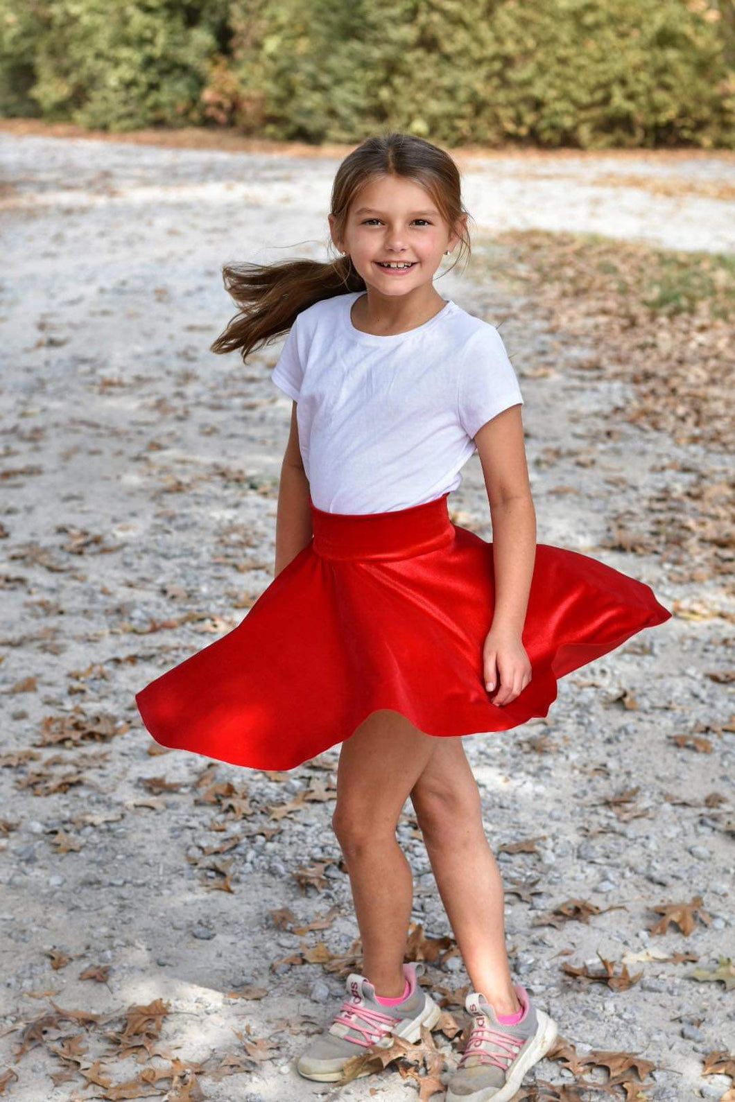 $25 Red Velvet Circle Skirt