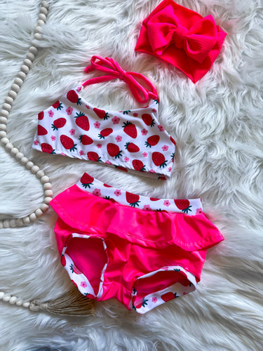 RTS 8 Strawberry Two Piece Swimsuit