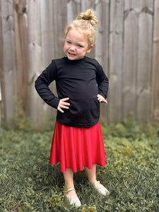 $25 Red Velvet Circle Skirt