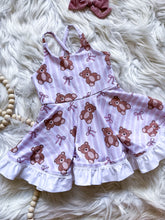 Load image into Gallery viewer, RTS *FLAWED* 2T Bear Brielle Skirted Leotard with Snaps and Trim
