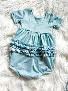 Waves Ruffle Butt Romper