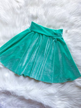 Load image into Gallery viewer, $25 VELVET CIRCLE SKIRTS: Mint